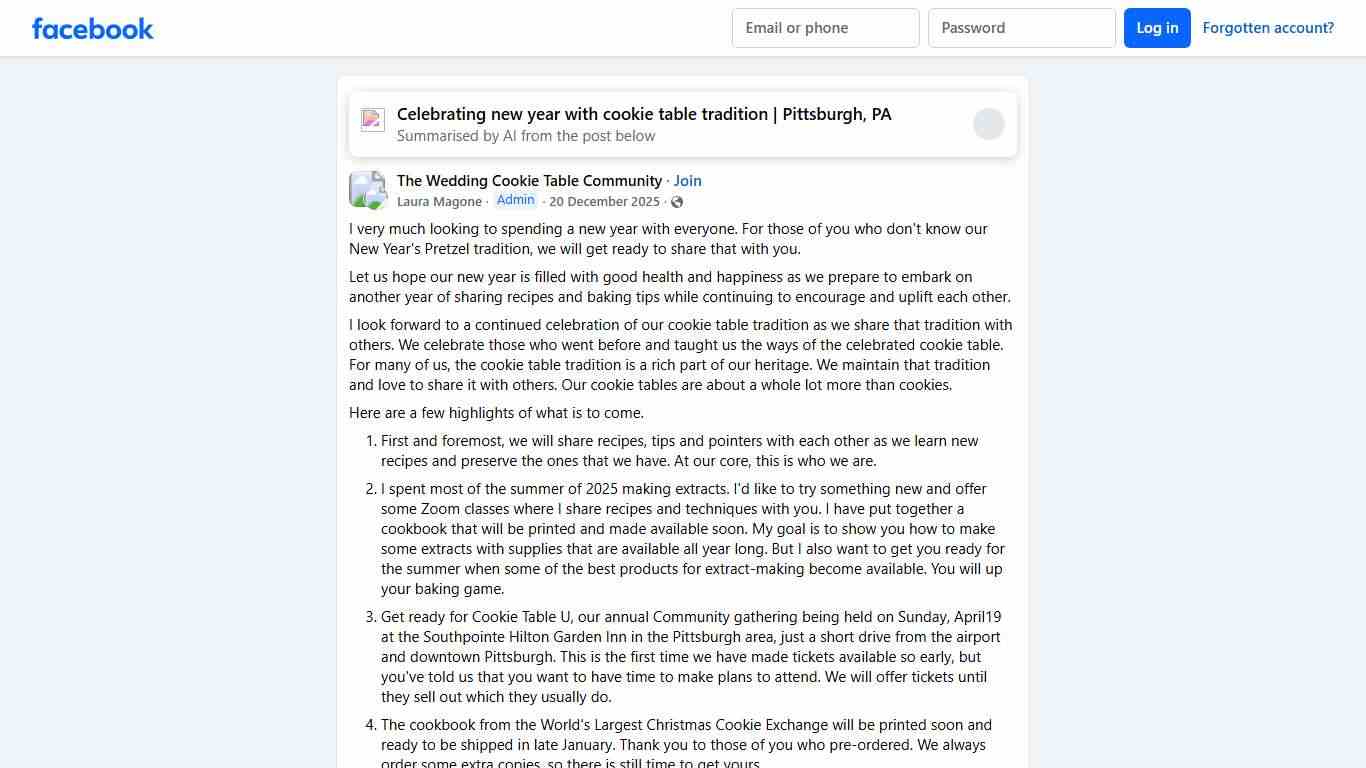 The Wedding Cookie Table Community I very much looking to spending a new year with everyone Facebook